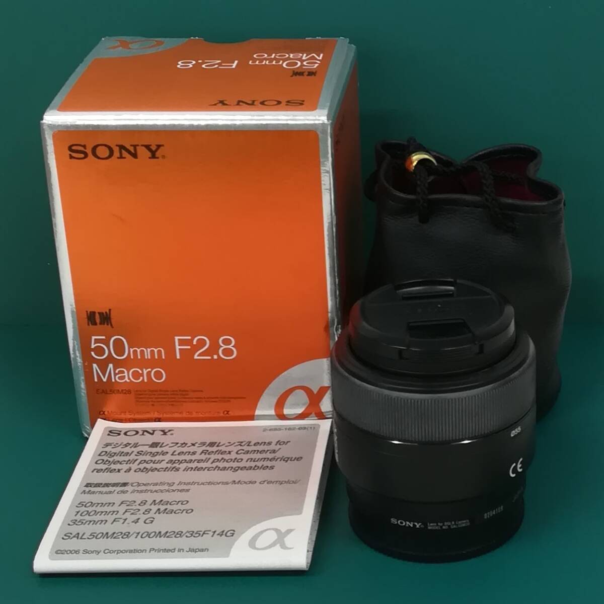 【動作未確認・元箱付】SONY ソニー FE 50mm f/2.8 Macro デジタル一眼カメラ用レンズ K1244