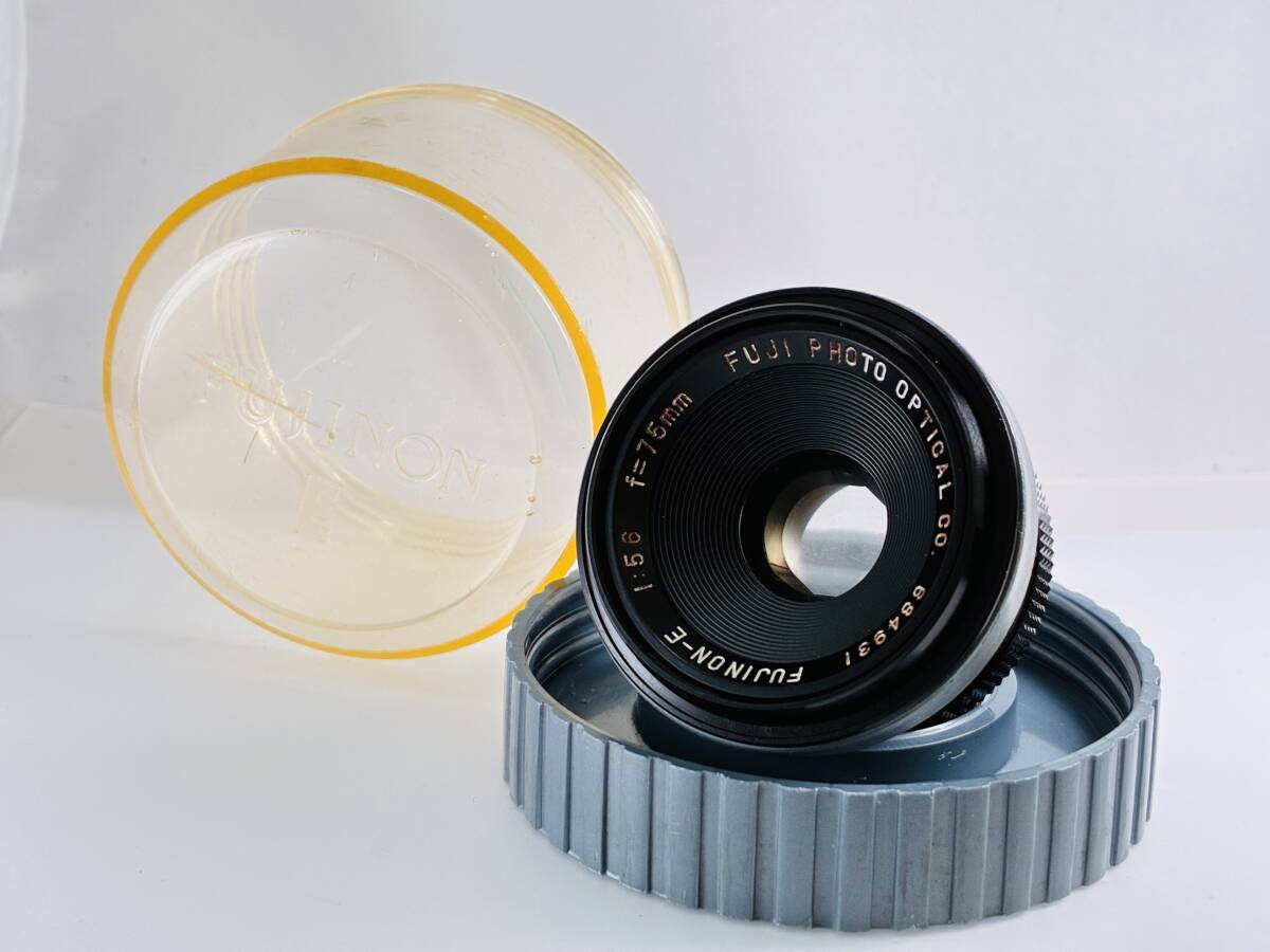 ★実用品★ フジ FUJI FUJINON-E 75mm F5.6 ★ケース付属 #S0250