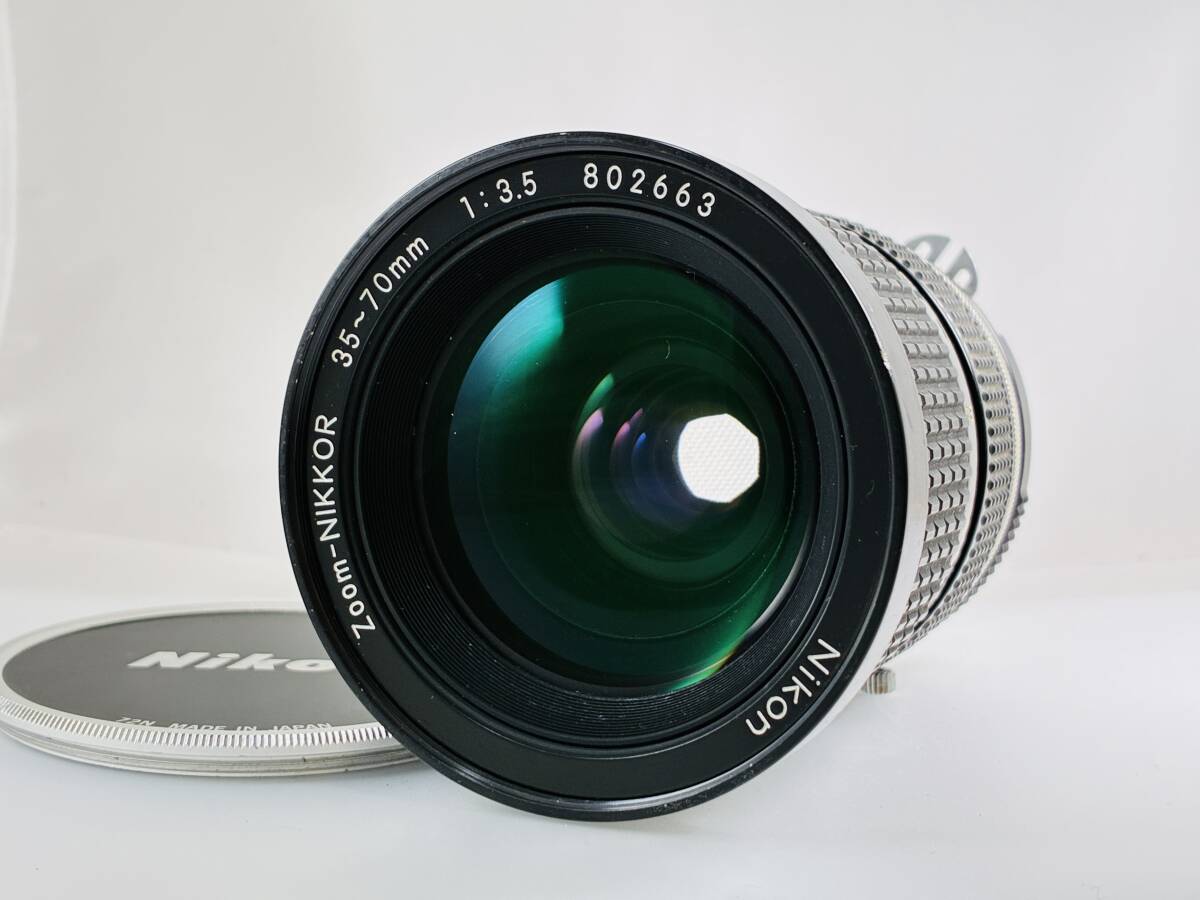 ★実用品★ ニコン NIKON AI ZOOM-NIKKOR 35-70mm F3.5 ★72N メタルフロントキャップ付属！ #S0252