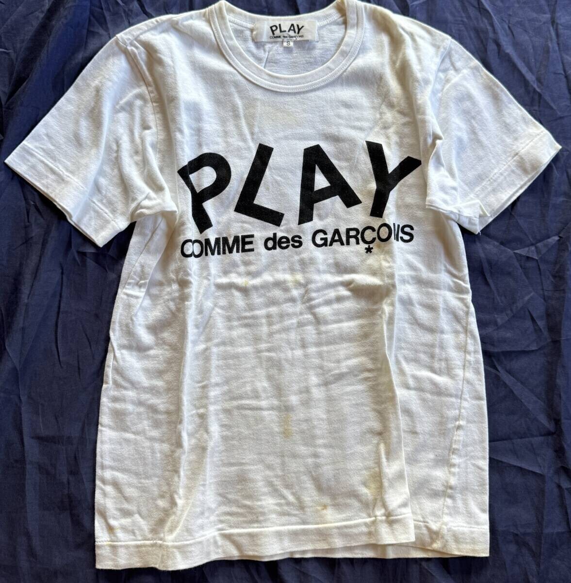 コムデギャルソン　PLAY tシャツ　S プリント　柄物　高級タイプ