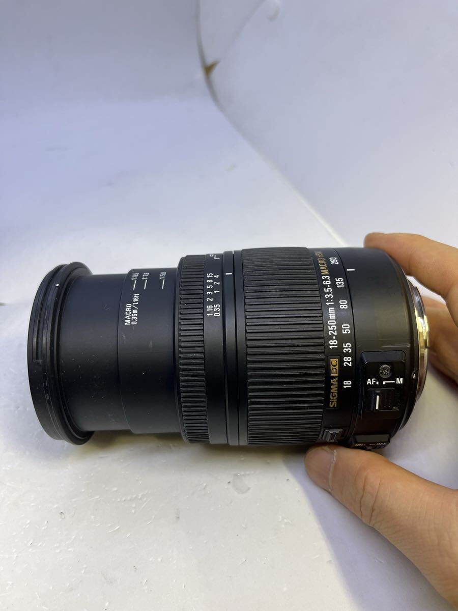 SIGMA 18-250mm F3.5-6.3 DC MACRO OS HSM (Canon EF用) ジャンク 部品取り