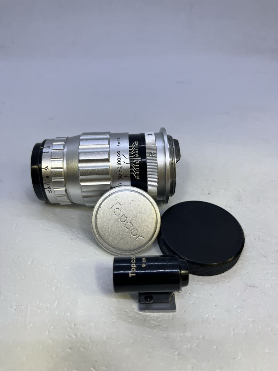 ★美品★安心動作保証付き★ Topcon Topcor 9cm F3.5 for L39 ☆ファインダー付き☆