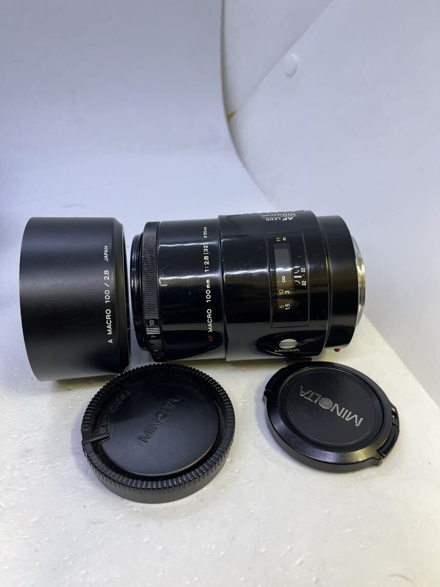 ミノルタ MINOLTA AF MACRO 100mm F2.8 動作良好
