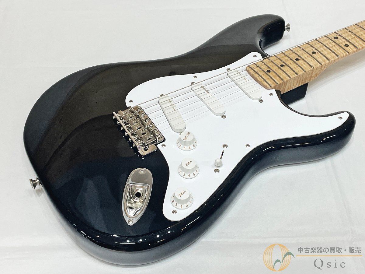 【セール】[極美品] Fender Custom Shop Master Built Eric Clapton Stratocaster Black 5A Flame Maple Neck by Todd krause [PM444]【神