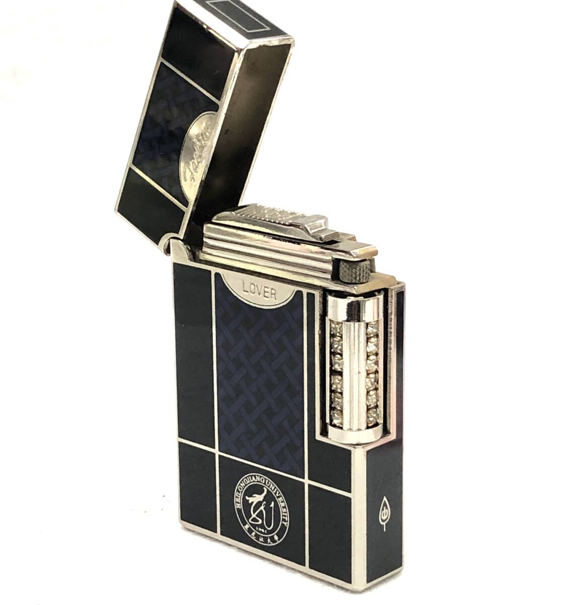 ※詳細不明 ライター カレッジライター ファッションラバー UNIVERSITY ガス ローラー 火花確認済 着火未確認 現状品