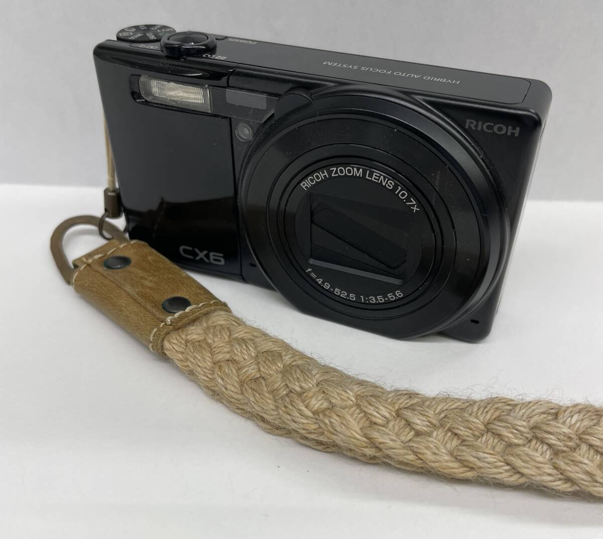 RICOH リコー CX6 デジタルカメラ ブラック 通電確認済み