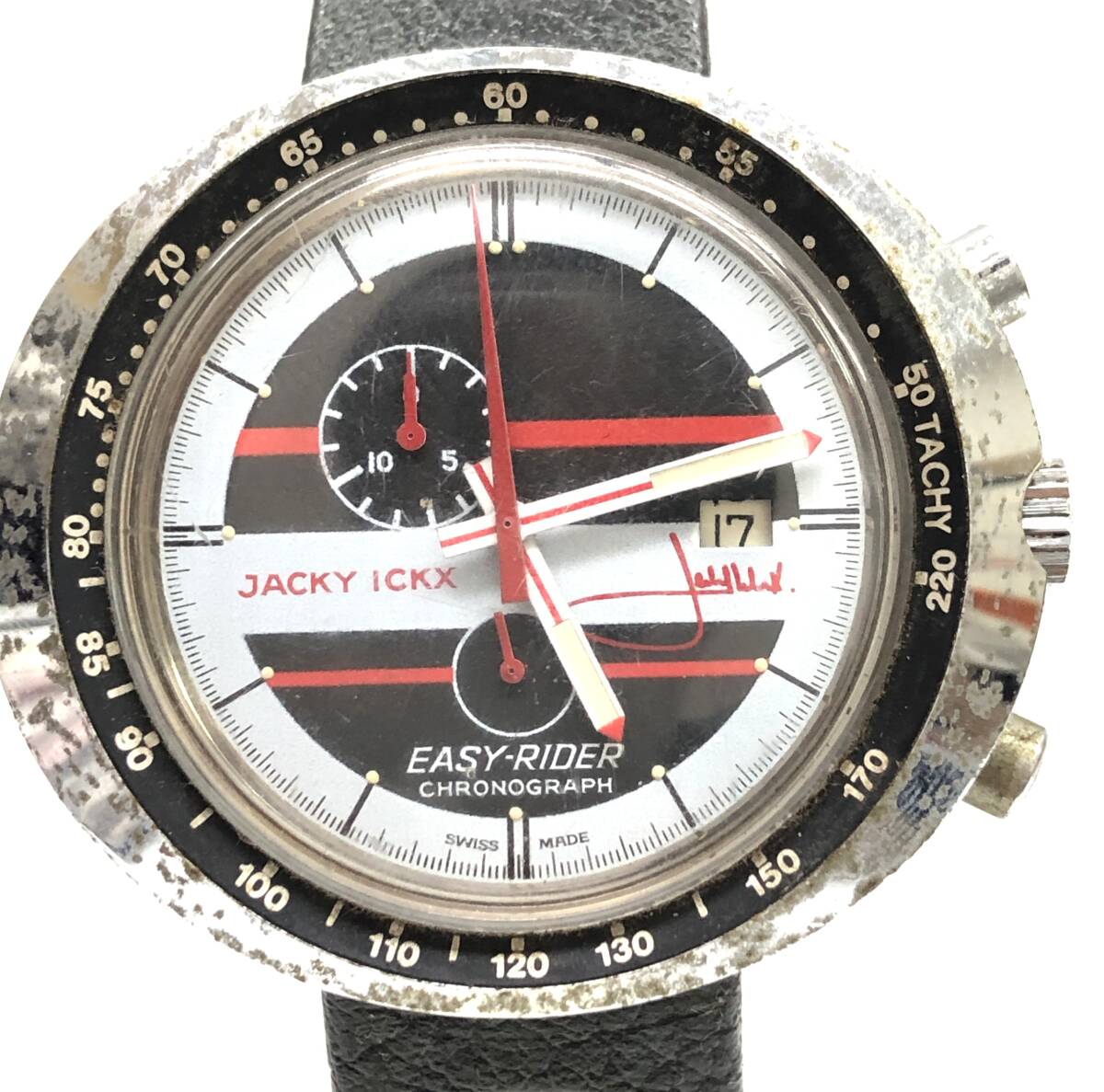 JACKY ICKX ジャッキーイクス 腕時計 手巻き CHRONOGRAPH クロノグラフ EASY-RIDER イージーライダー 稼働品 現状品