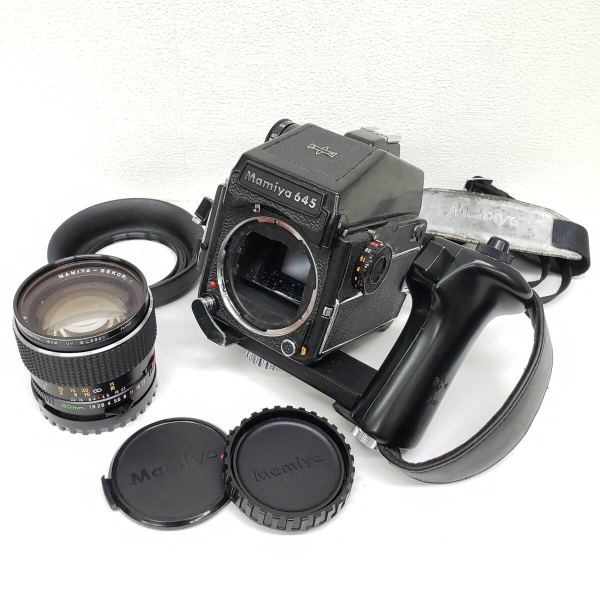 Mamiya マミヤ 645 M645 1000S SEKOR C 1:1.9 f=80mm 中判カメラ フイルムカメラ 動作未確認 現状品