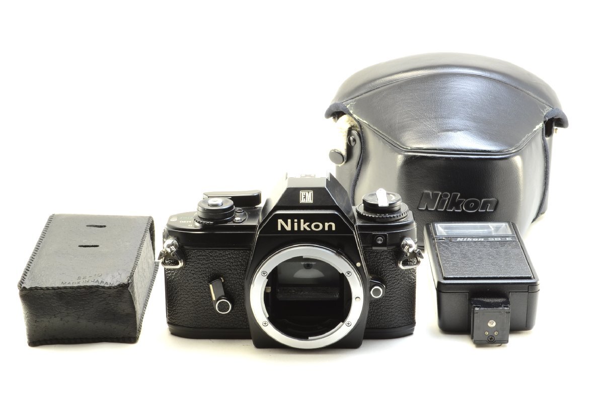 【外観美品・訳あり】Nikon ニコン EM ボディ / SB-E・ケース付 #4932