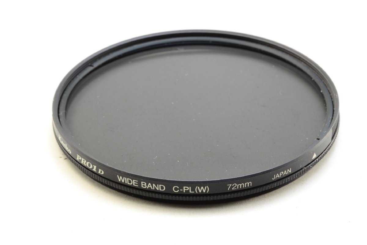 【良品】Kenko PRO1D WIDE BAND C-PL(W) 72mm 偏光フィルター #4946