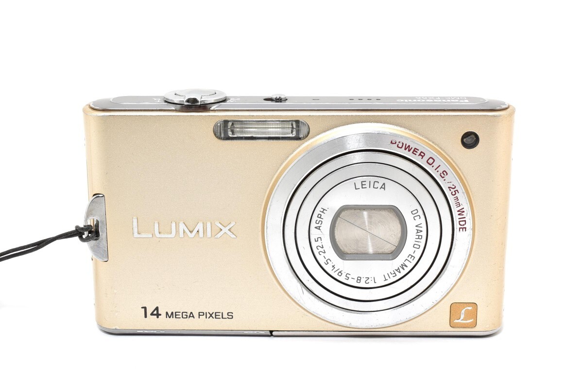 1円〜極美品 Panasonic パナソニック LUMIX DMC-FX66 コンパクトデジタルカメラ デジカメ ゴールド　　　　　G15