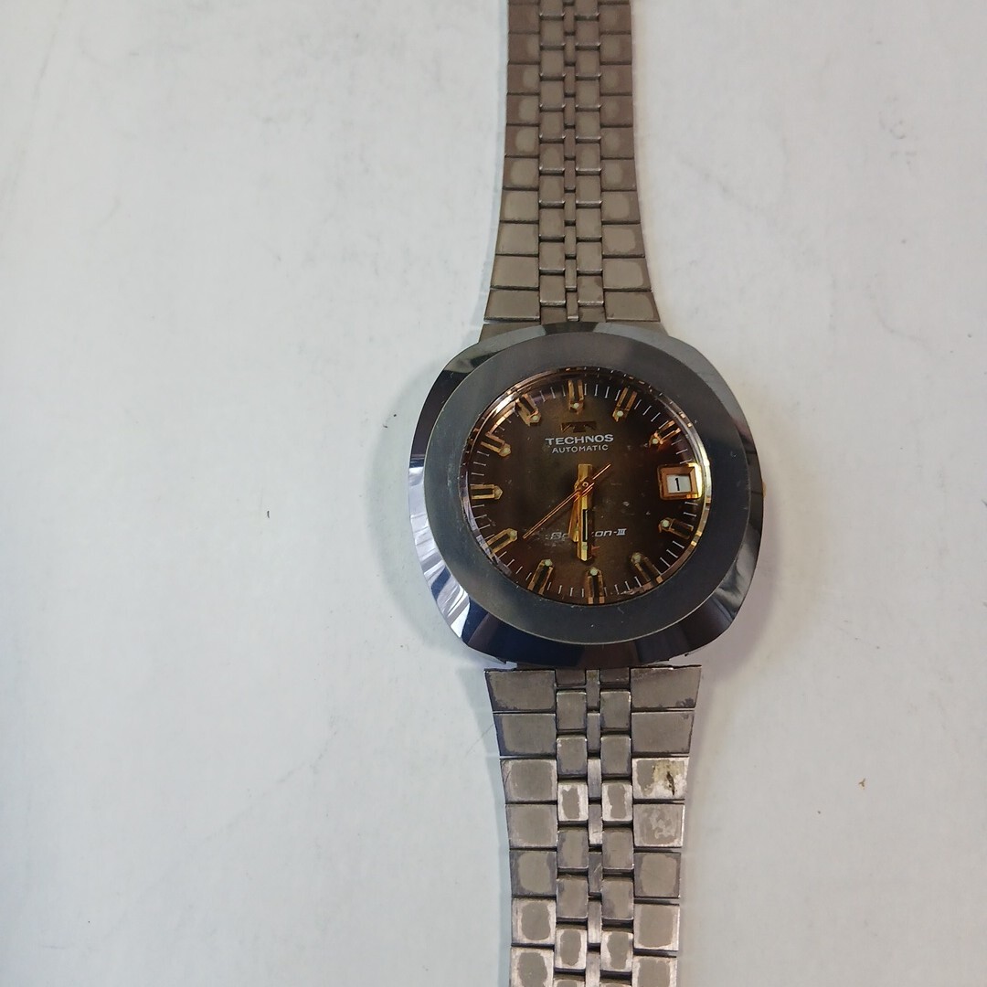 自動巻き アンティーク ヴィンテージ　　　　　テクノス 稼働品