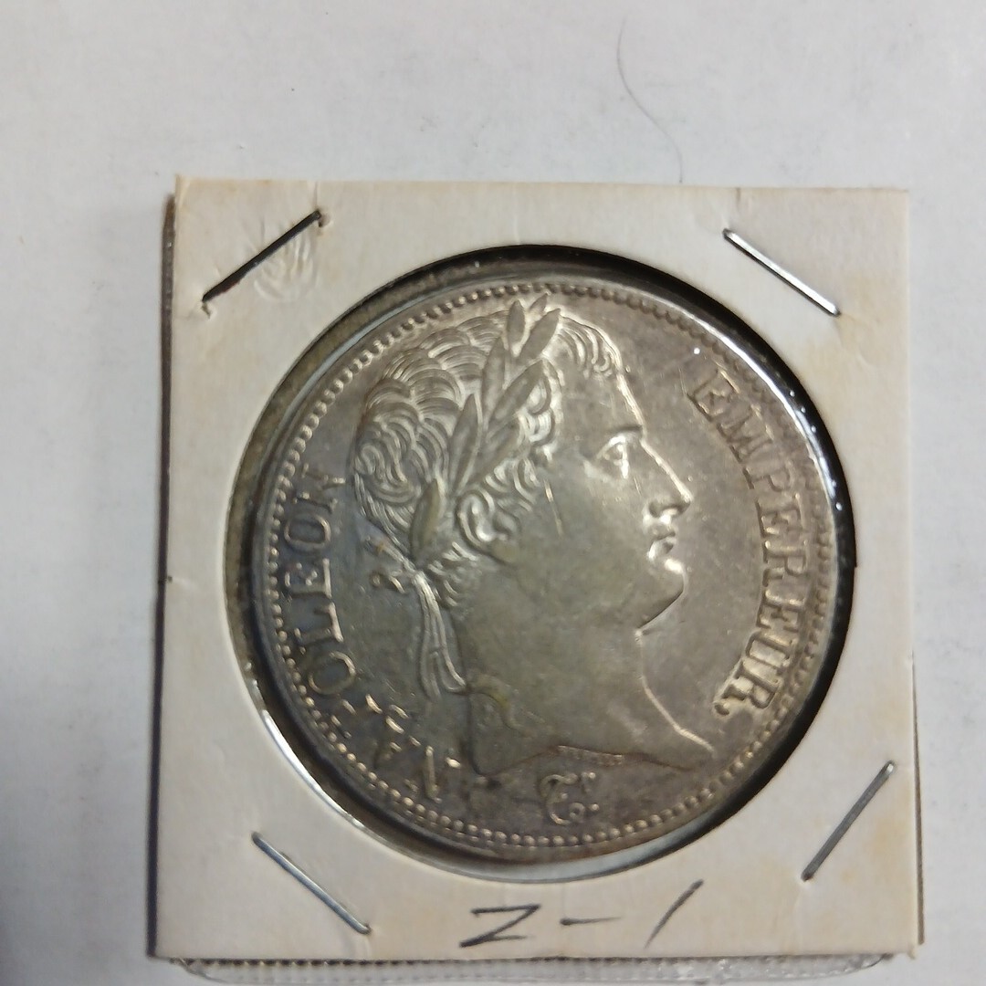 フランス　5F ナポレオン EMPEREUR 銀貨 コイン フランス　1811年 極美以上