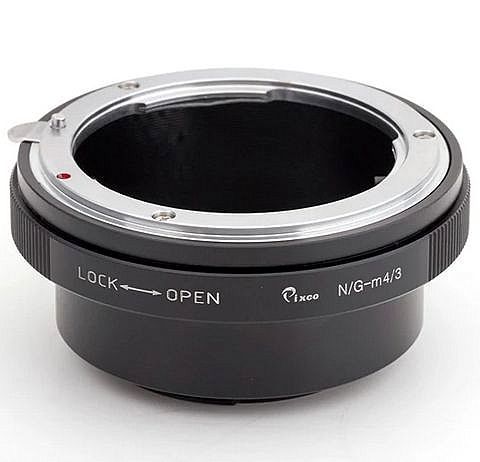 ニコン Nikon Fマウント Gレンズ → マイクロフォーサーズ マウントアダプター