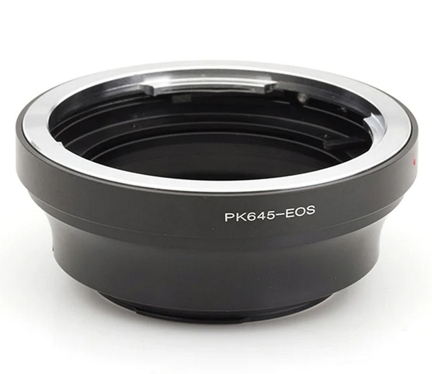 ペンタックス PENTAX 645 レンズ → キヤノン Canon EOS/EFマウントアダプター 1D 5D 6D 90D Kiss X 9000D
