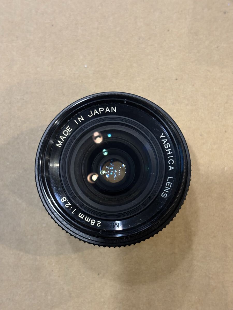 YASHICA ヤシカ ML 28mm F2.8 レンズ ジャンク扱い 単焦点レンズ YASHICA LENS ML 28mm 1:2.8