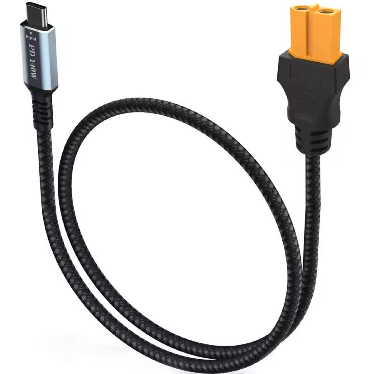 USB-C to XT60 充電ケーブル 0.5m PD140W