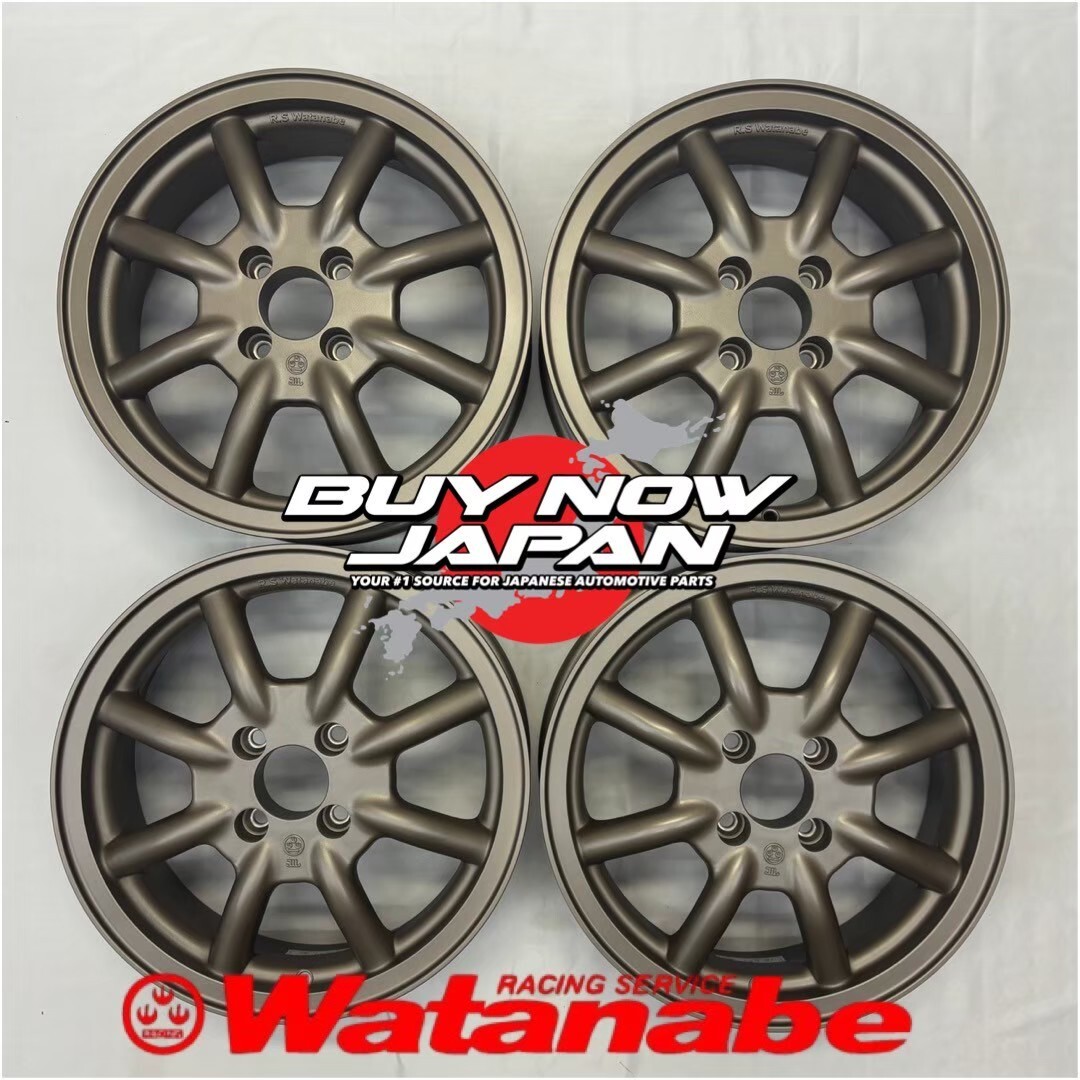 4本セット RS Watanabe F8F TYPE 15×5.5J +40 4H-100 新マグカラー コンパクトカーなどに / 15インチ