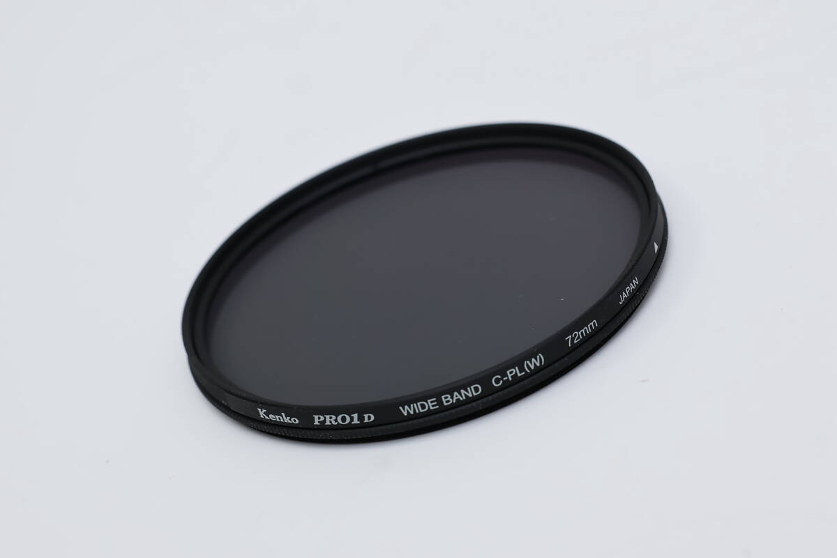 ★Kenko　72ｍｍ　PRO1D WIDEBAND C-PL（W)　ケンコー　円偏光フィルター　中古美品★