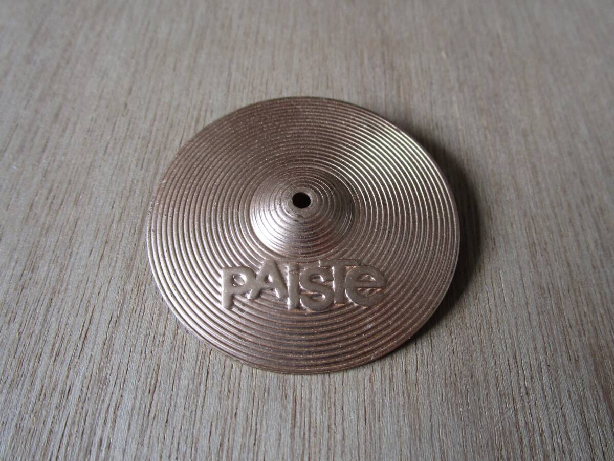 【あまり出てきません】ビンテージ 古い 販促 バッジ ブローチ PAISTE パイステ シンバル 音楽 ドラム 楽器 当時物 ピンズ # Y01
