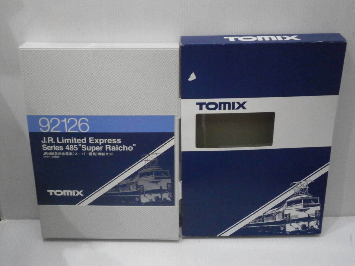C611　TOMIX Nゲージ 92126 JR 485系特急電車(スーパー雷鳥) 増結セット