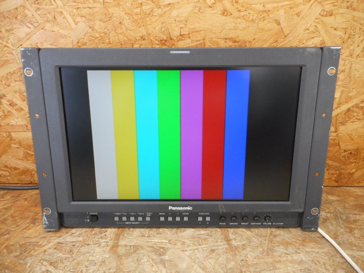 ◎Panasonic・BT-LH1700W 17型液晶モニター 放送業務用モニター LCDビデオモニター HD-SDI入力対応 訳あり◎M-578