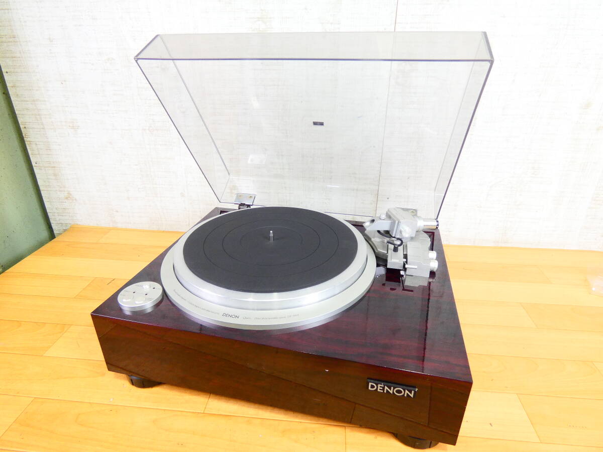 DENON デノン DP-59M ターンテーブル レコードプレーヤー 音響機器 オーディオ ※動作OK！/アームパイプ欠品 @140 (3)