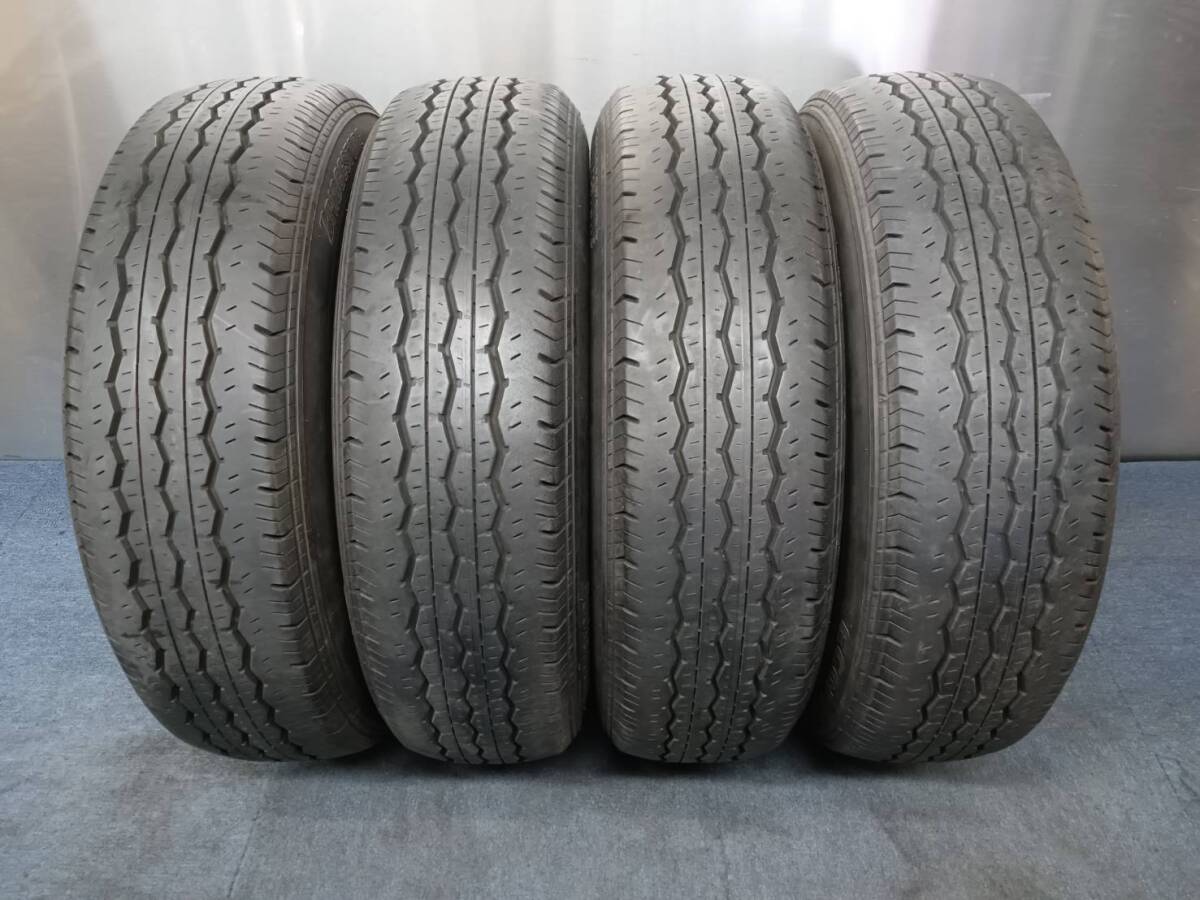 ★7-8分山★21年製★ ブリヂストンECOPIA RD613 195/80R15 107/105N LT　4本セット　K257