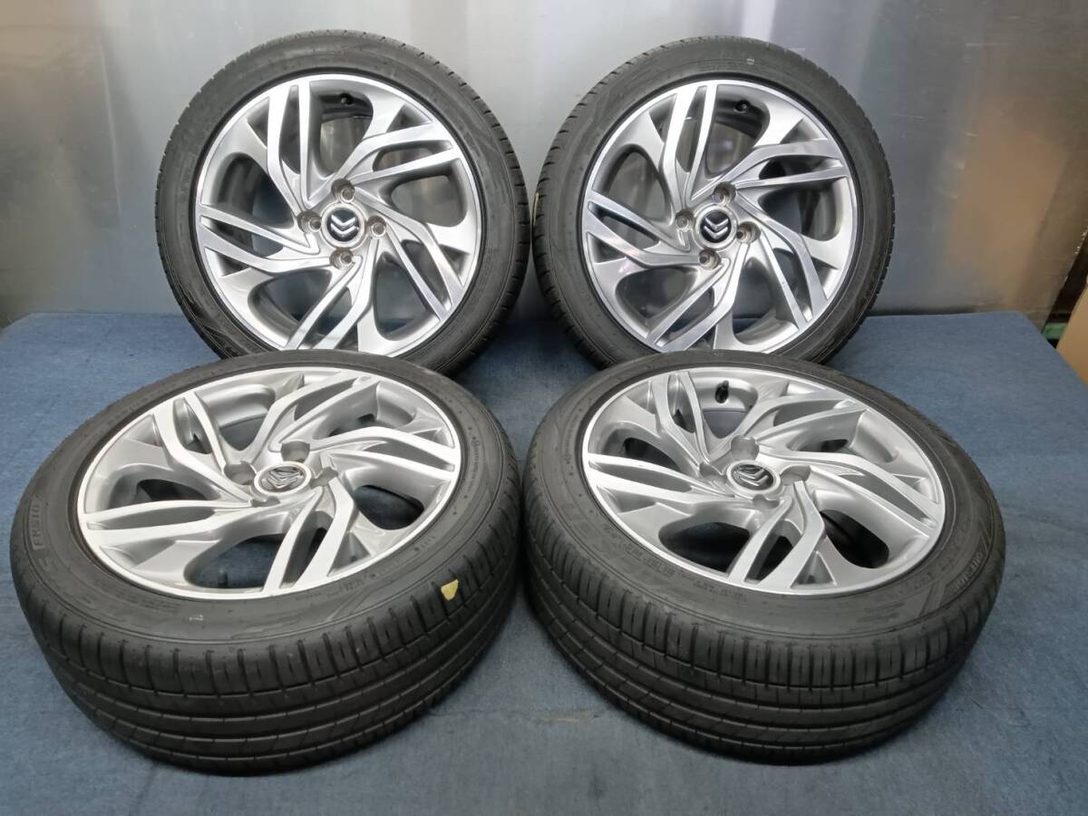 ★8分山★21年製★ ファルケンAZENIS FK510 225/45ZR17　シトロエン C3.C4純正ホイール 17×7.5J +32 4H-108 4本セット　K364