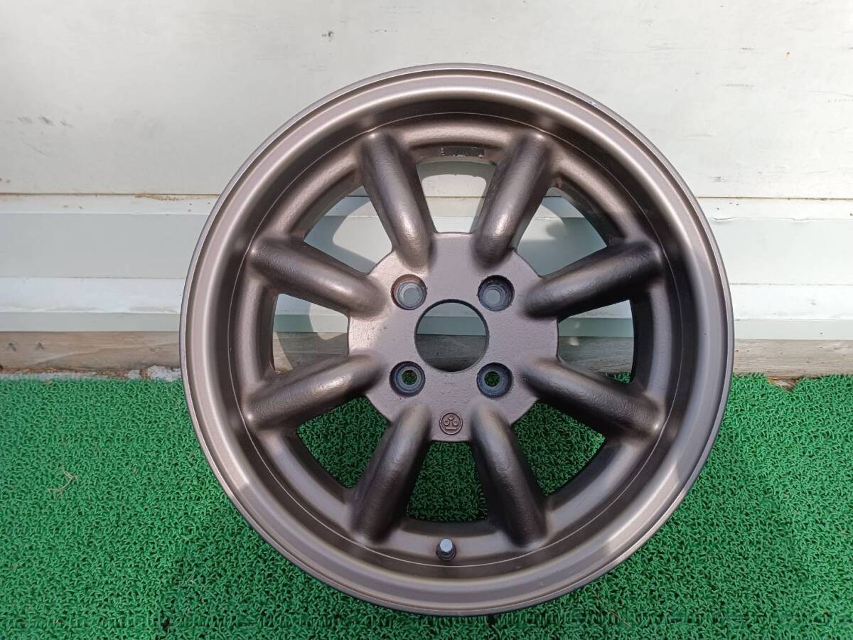 ★希少品★再塗装品★ ワタナベ 15×6.5J +11(手計測) 4H-100 1本 旧車等