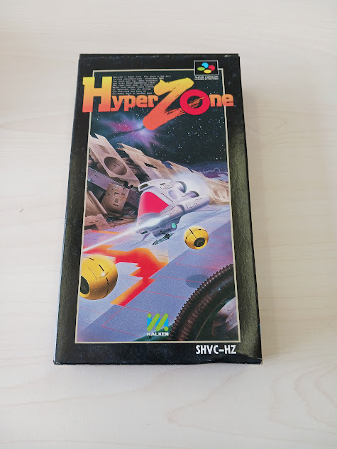 【u00200】【SFC】ハイパーゾーン (HyperZone) 箱・プラケース付き ハル研究所 HALken スーパーファミコン 動作未確認