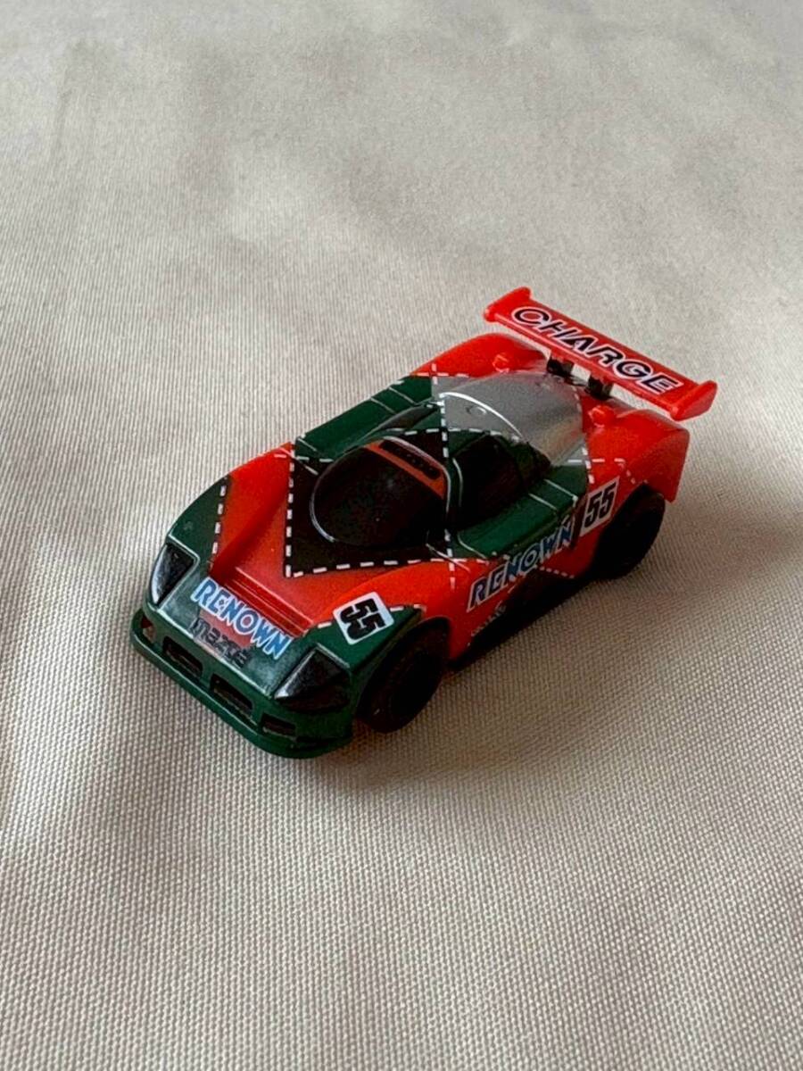 【u01461】マツダ 787B レナウンカラー #55 ミニカー ル・マン優勝車モチーフ 希少 当時物 現状品　4.5ｃｍ