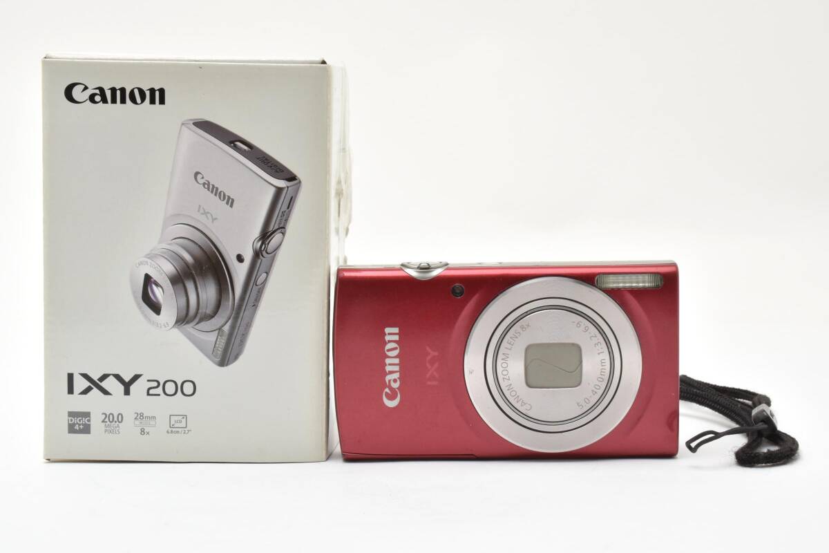 ★元箱付 大人気★ Canon キヤノン IXY 200 レッド