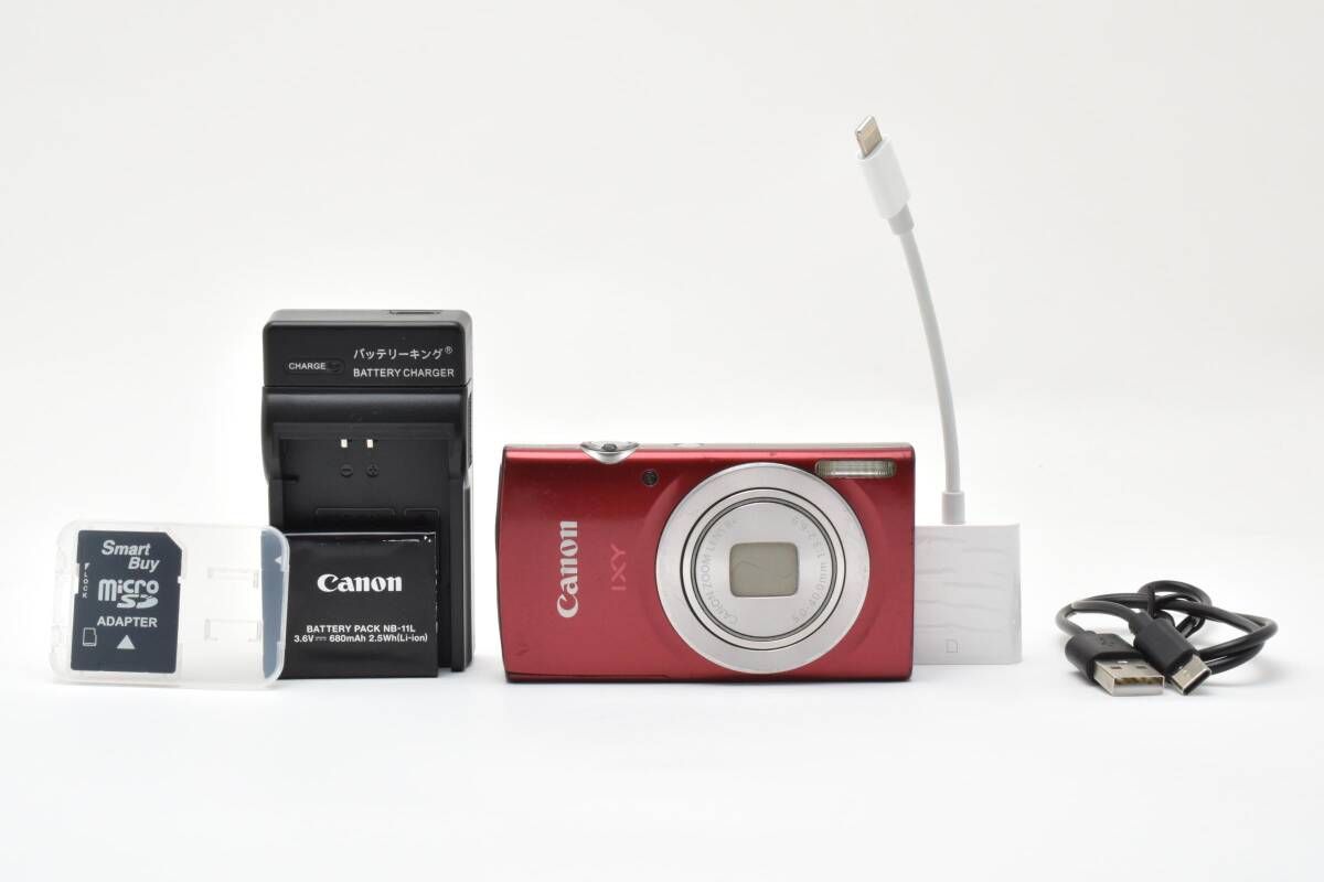 ★良品 完全動作品★ Canon キヤノン IXY 200 レッド
