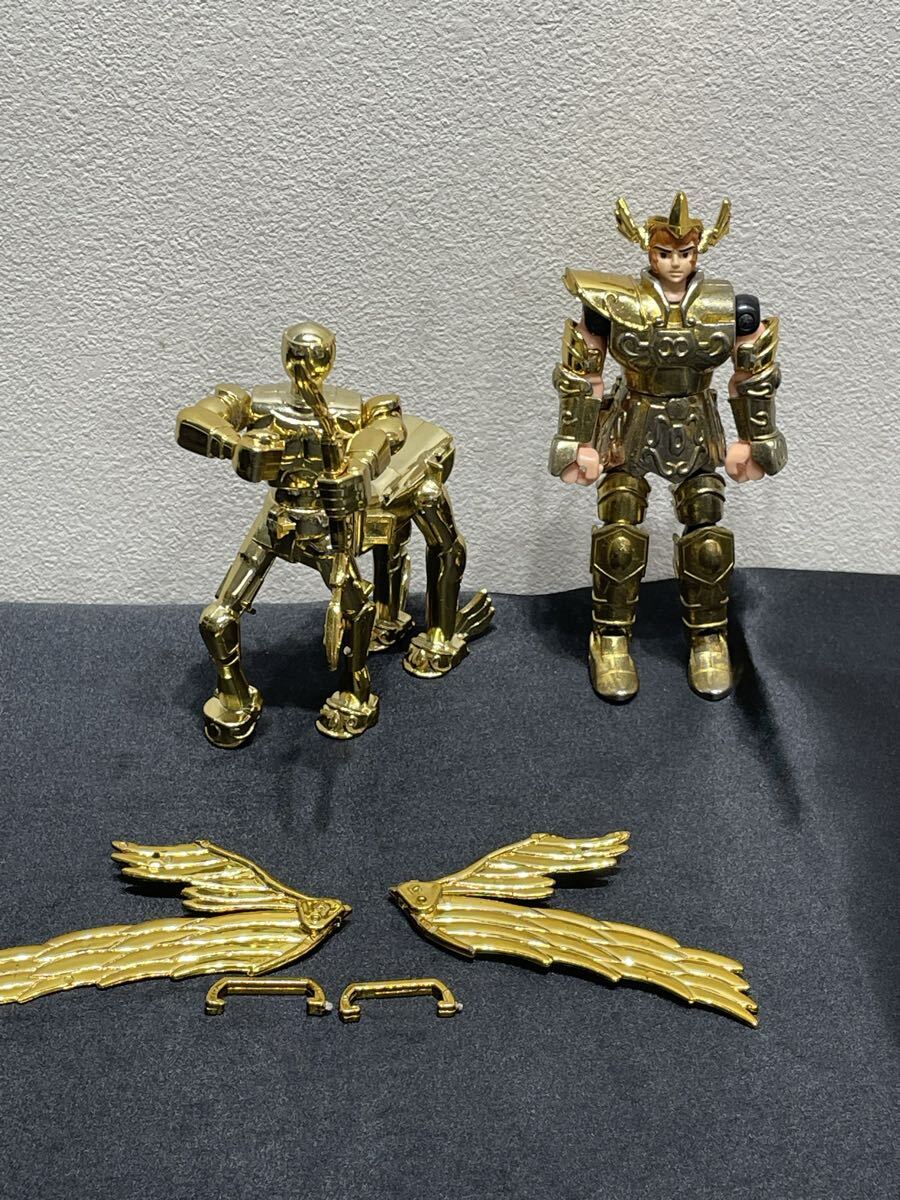 60.3\くま　4.2 聖闘士星矢黄金聖衣BANDAI 当時物　ゴールドクロス　 サジタリアスクロス
