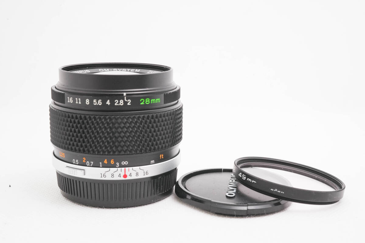 [並品] 後期型 OLYMPUS OM-SYSTEM ZUIKO AUTO-W 28mm F2 オリンパス 単焦点レンズ
