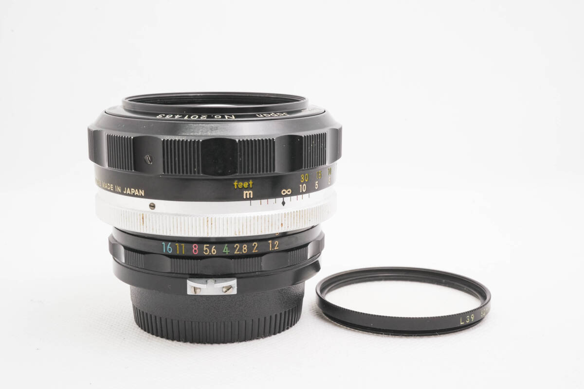 [良品] Nikon NIKKOR-S 55mm F1.2　55/1:1.2 ニコン　Autoニッコール　MFレンズ 単焦点レンズ