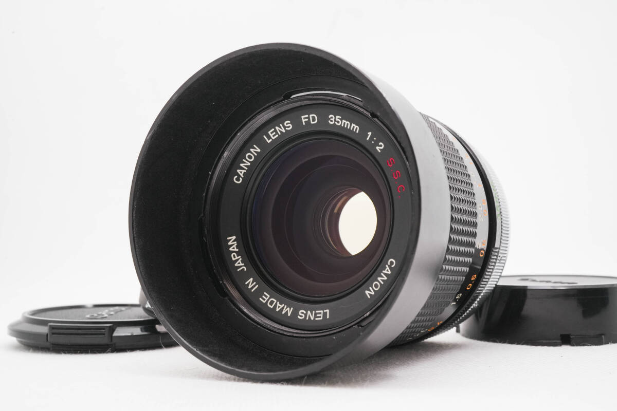 [希少美品] Rare O Mark Canon FD 35mm F2 S.S.C. キャノン　MFレンズ　単焦点レンズ