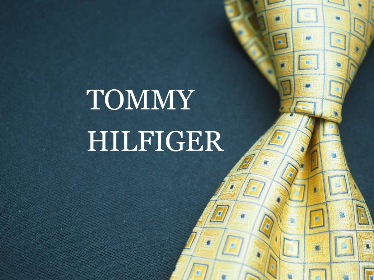 美品【TOMMY HILFIGER トミーヒルフィガー】 I 1417 SILK ブランド ネクタイ 古着 良品 転売 仕入