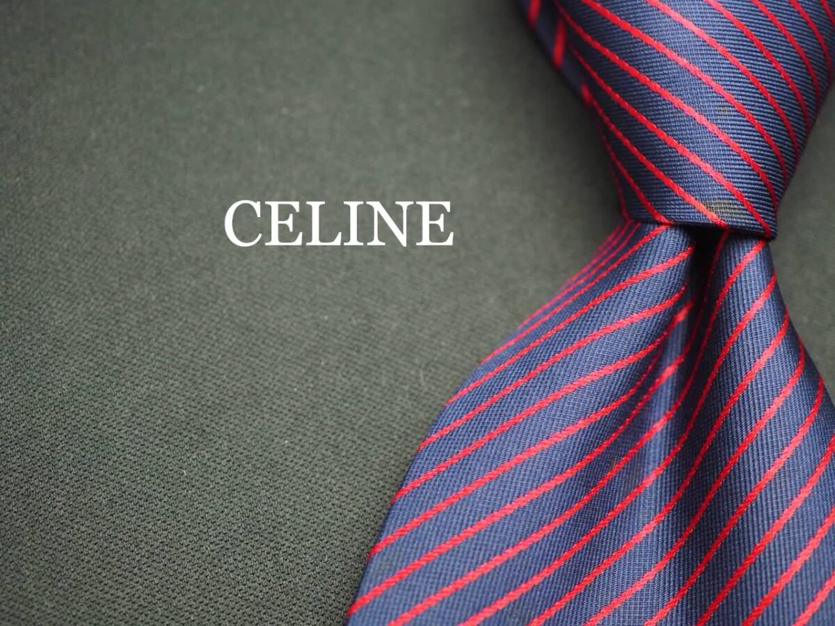 【CELINE セリーヌ】 I 1440 SILK ブランド ネクタイ 古着 良品 転売 仕入