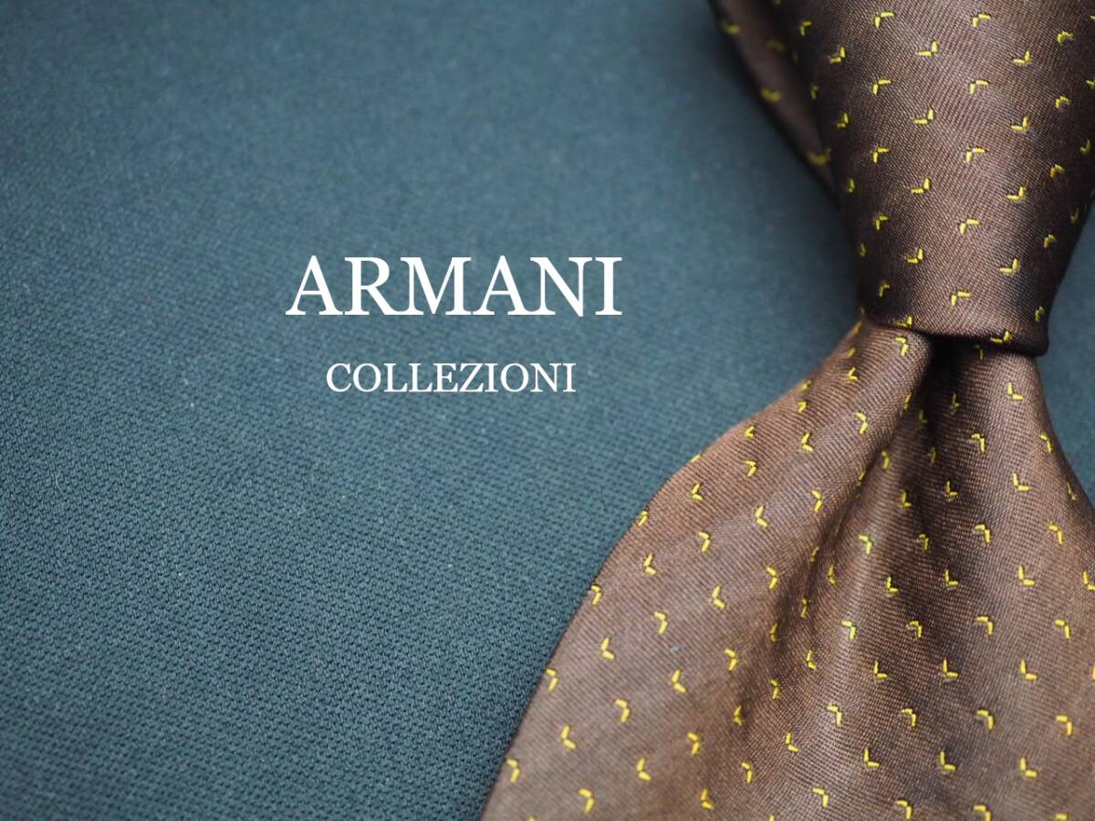 【ARMANI COLLEZIONI アルマーニ コレッツォーニ】 I 1959 SILK ブランド ネクタイ 古着 良品 転売 仕入