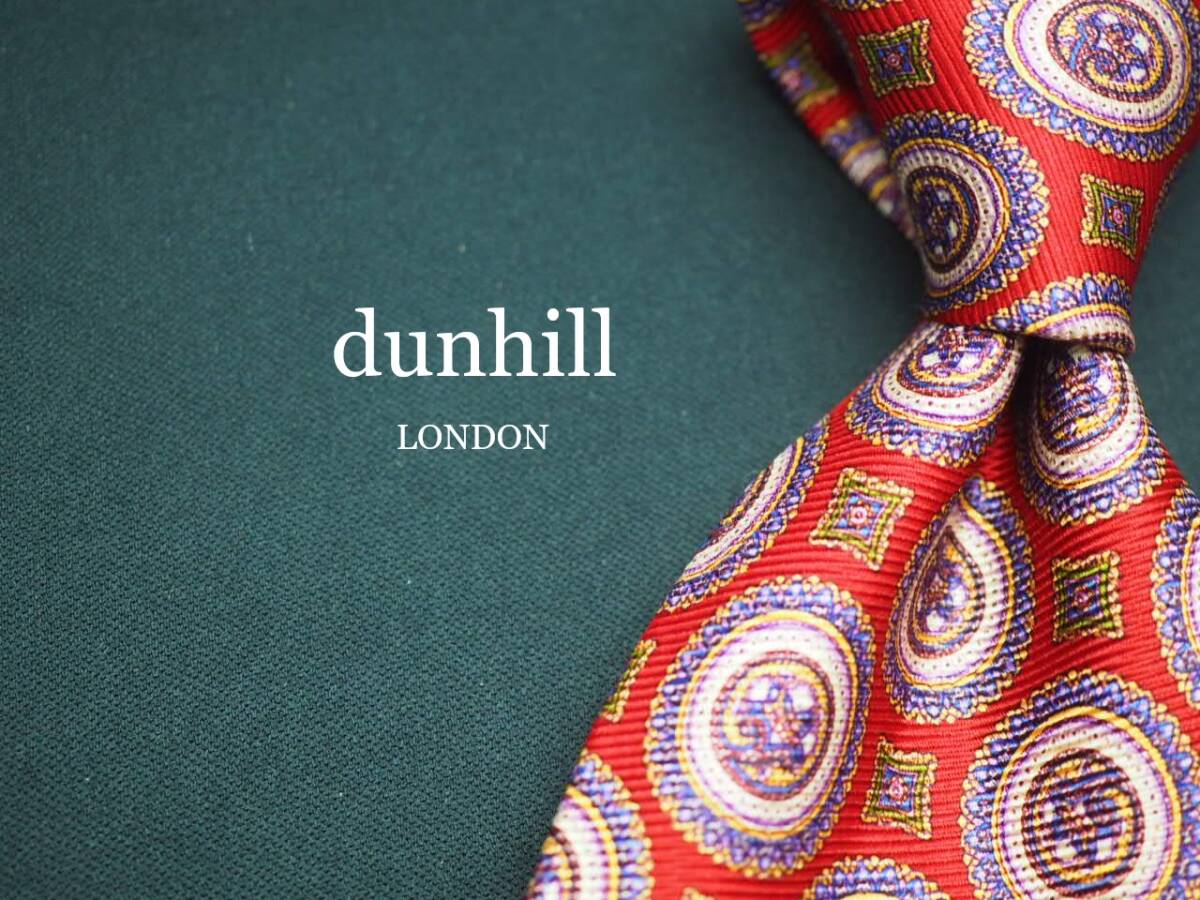 美品【dunhill ダンヒル】 I 2097 SILK ブランド ネクタイ 古着 良品 転売 仕入