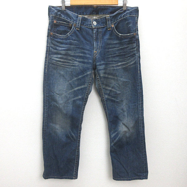 K■リーバイス/Levi's 502 ストレートデニムパンツ ジーンズ【W36 L32】■26【中古】