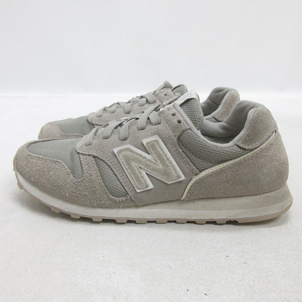 t■【24.5cm】ニューバランス/New Balance WL373SH2 スエードスニーカー■灰/LADIES/49【中古】
