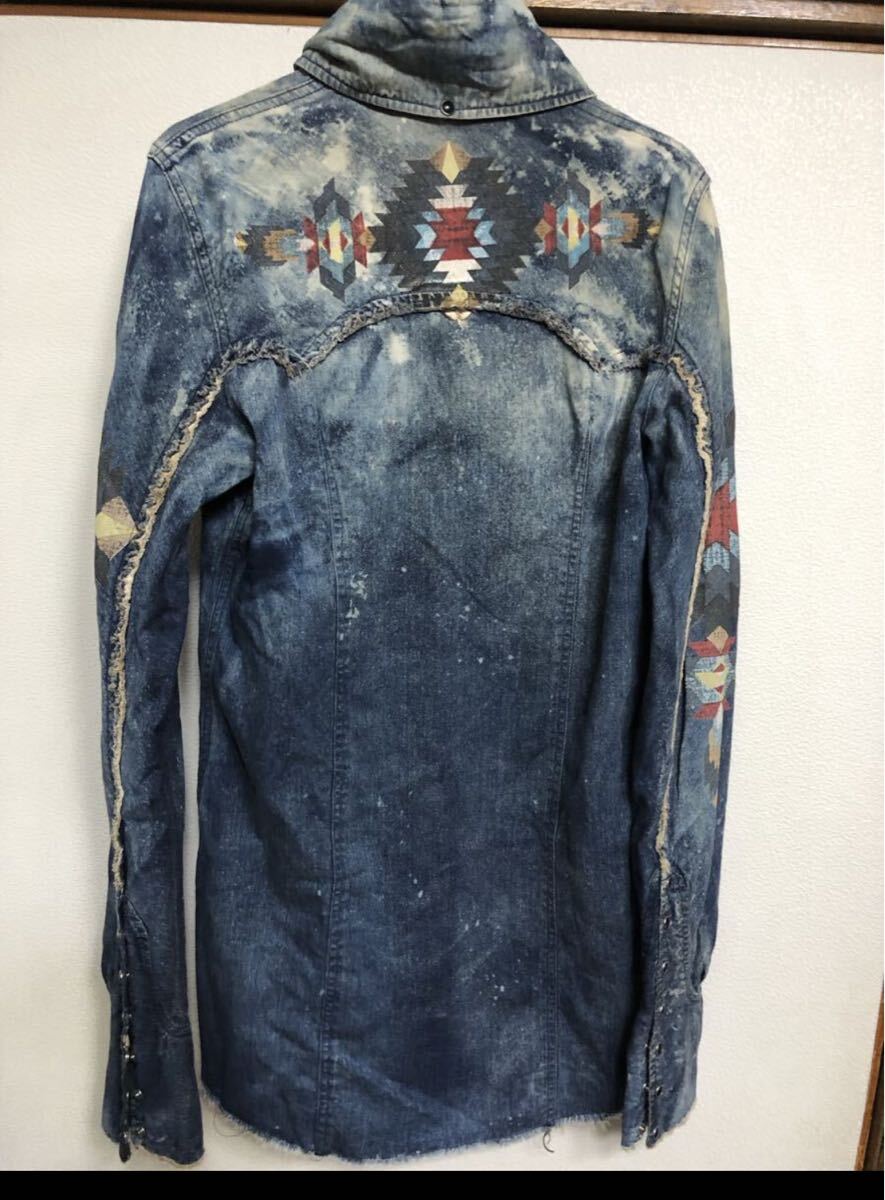 LGBルグランブルーl.g.b. shirt-Gデニムシャツジーメンズy2k archive平成お兄ifsixwasnine 14th addiction kmrii share spirit