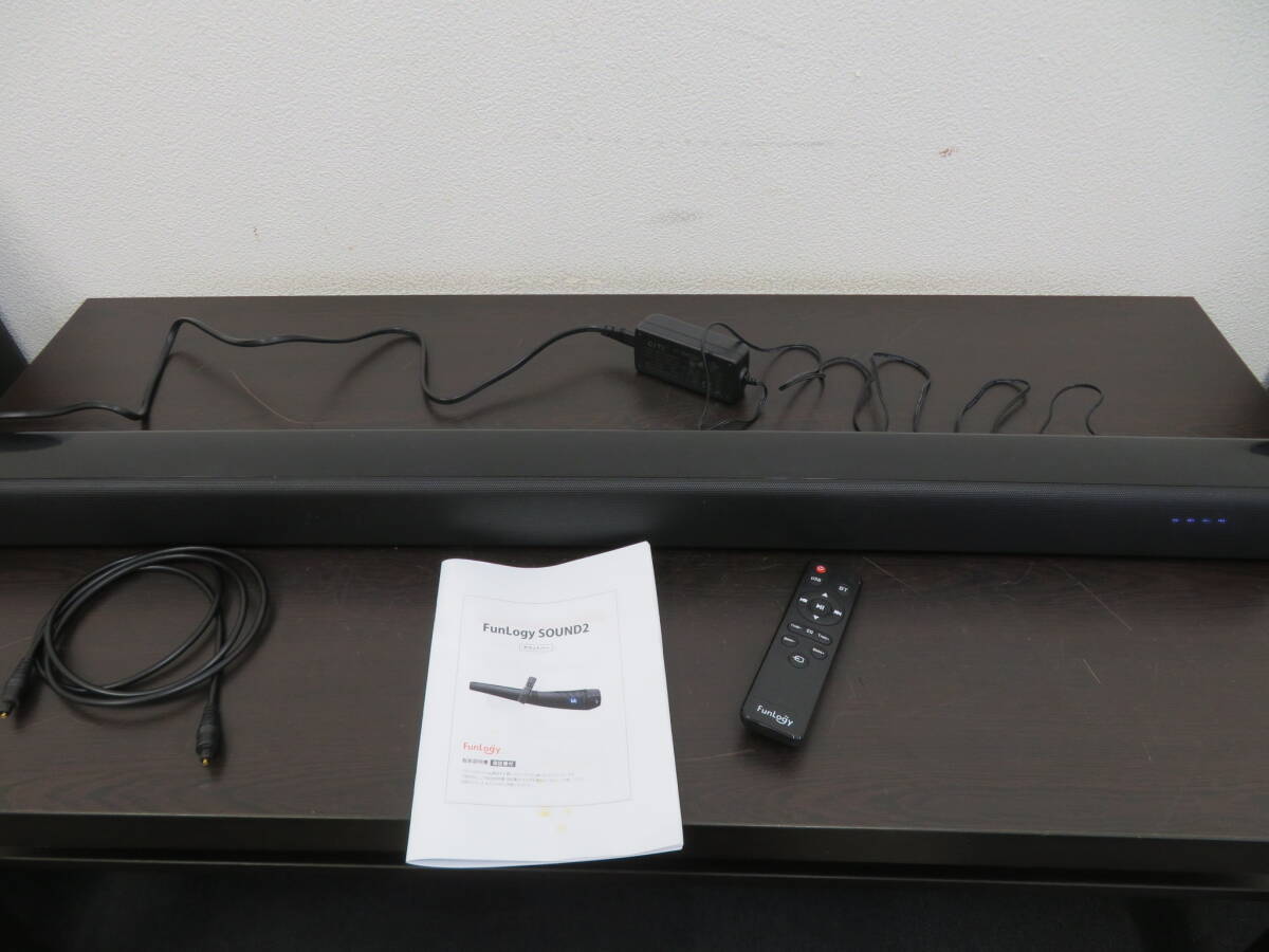 FunLogy　Sound　2　サウンドバー　スピーカー　オーディオ機器