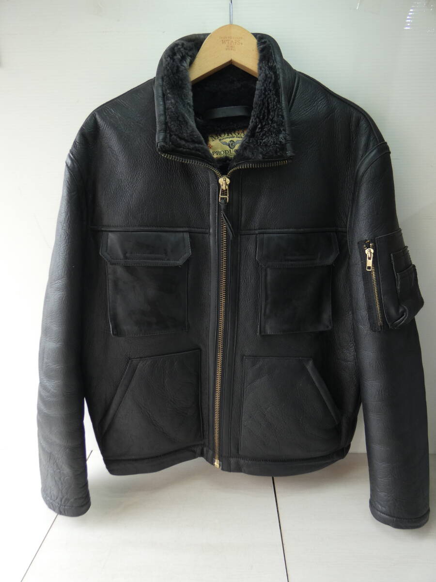 ★MORGAN PRODUCTIONS ムートンボンバージャケット Ｍサイズ 　　　 M05225