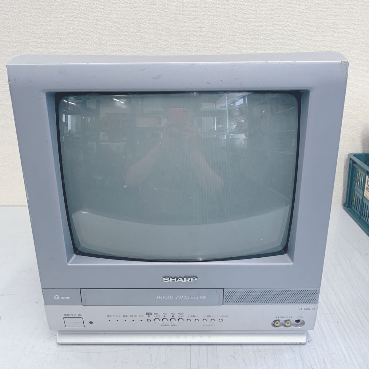 ◆550 SHARP カラーテレビ VT-14GH10 シャープ 通電確認◯