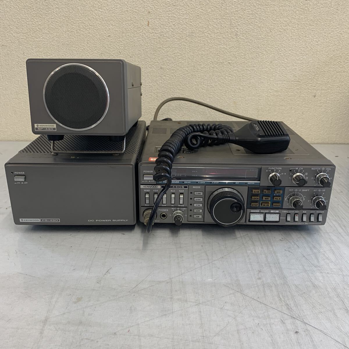 ■301 KENWOOD ケンウッド アマチュア無線機 TS-430S オールモード トランシーバー 通電確認済み