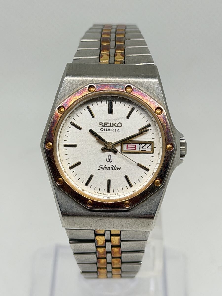 ■1 SEIKO セイコー SilverWave シルバーウェーブ 腕時計 3423-0190 クオーツ レディース